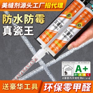 廠家批發(fā)美縫劑瓷磚地磚專用勾縫劑防水防霉家用填縫真瓷王美縫膠