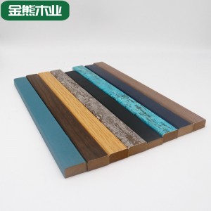密度板包覆線條吸音板聲學(xué)板木線條環(huán)保隔音吸聲材料格柵板線條