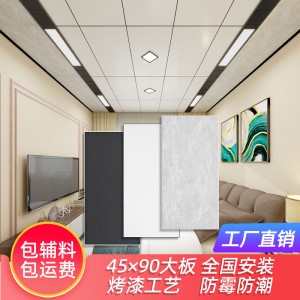 客廳臥室餐廳陽臺鋁天花集成吊頂大板450×900全屋吊頂