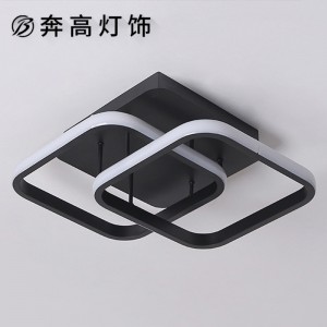 現(xiàn)代簡(jiǎn)約客廳主燈臥室書房走廊方形吸頂燈跨境供應(yīng)無(wú)極調(diào)光吸頂燈